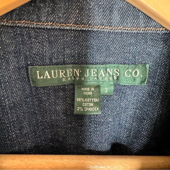 Ralph Lauren genuine VINTAGE Denim Jacket SZS
embroidered,embellished 98% Cotton - Picture 4 of 7